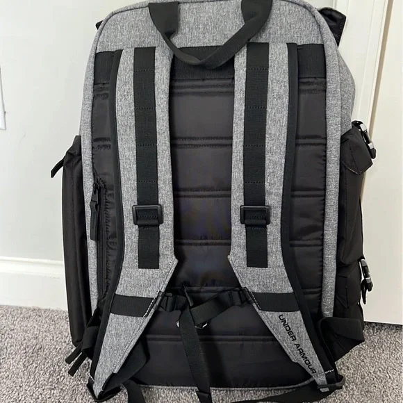 Under Armour Project Rock Regiment Backpack Grey Laptop bag